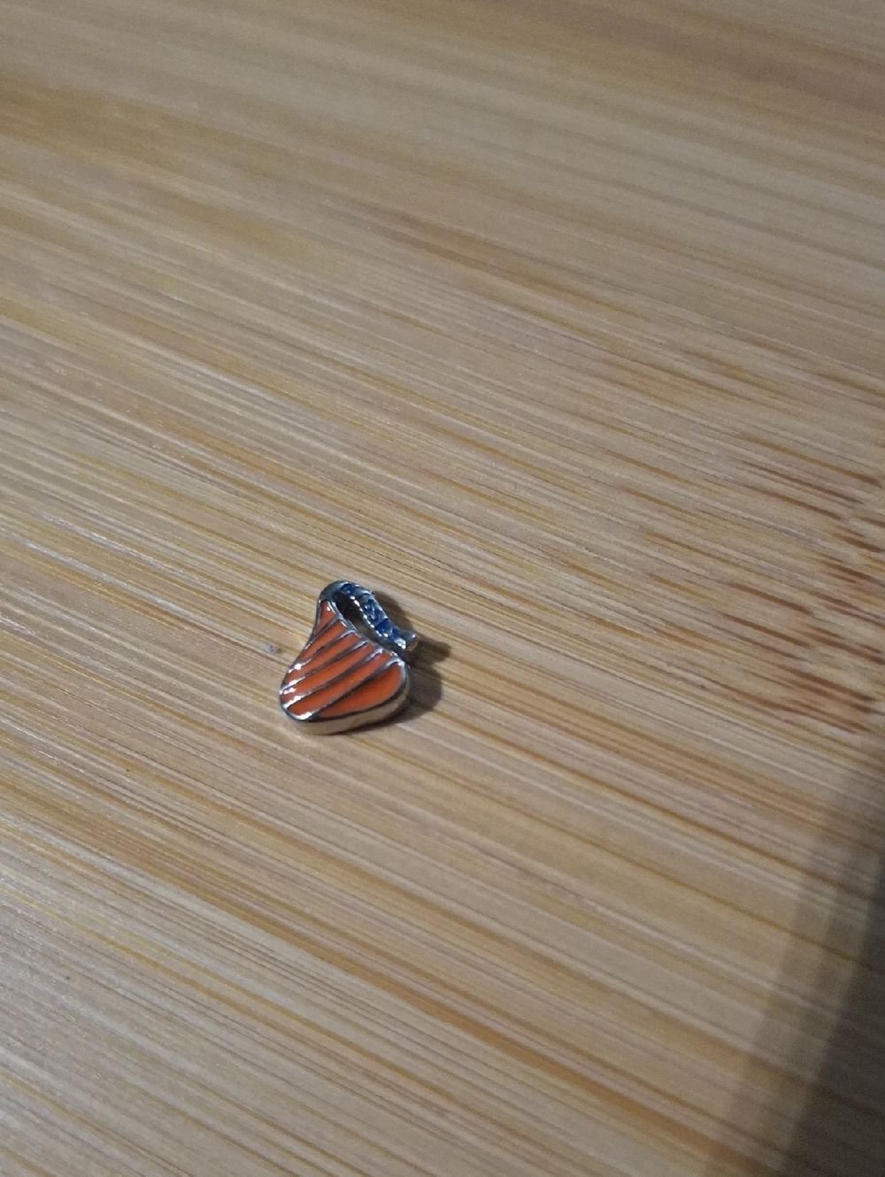 Hershey's Kiss Type Enamel Charm For Floating Lockets